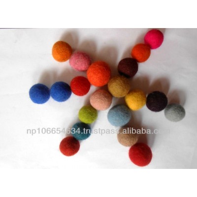 Nepal Handmade Felt Balls